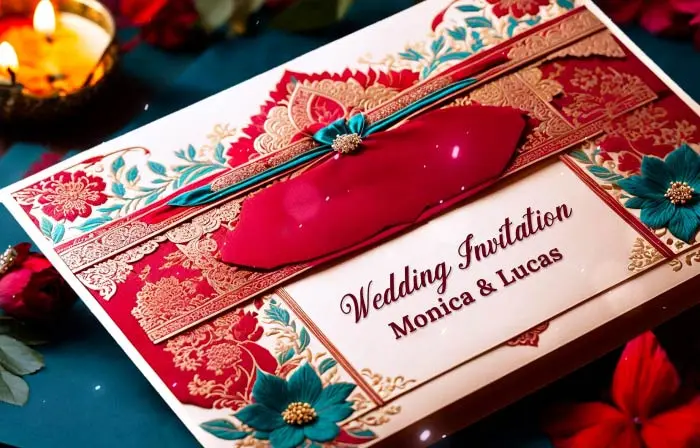 Traditional 3D Design Wedding Invitation Slideshow